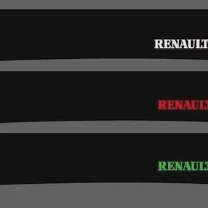 Fits Renault Megane Sunstrip Graphics Sun Strip Windshield Banner Decal