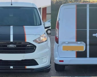 Stickers For Ford Transit Custom Side Stripes Decals Graphics SWB Van Bonnet - Foto 8