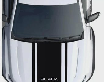 Passend für issan Navara Bonnet Stripe Black Edition Abziehbilder Beliebige Farbe