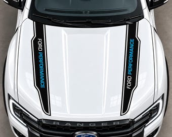フォード レンジャー ボンネット デカール フォード パフォーマンス ステッカー デカール Ute 4x4 プレミアム