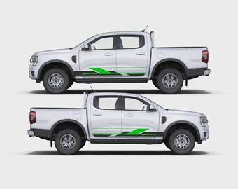 Passend für Ford Ranger Grafikkit Bonnet Seitliche Streifen Jedes Jahr Abziehbilder Jedes Jahr