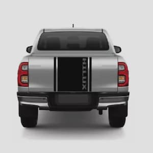 Fits Toyota Hilux Rear Stripes Graphics Tailgate Decals Any Model Stickers