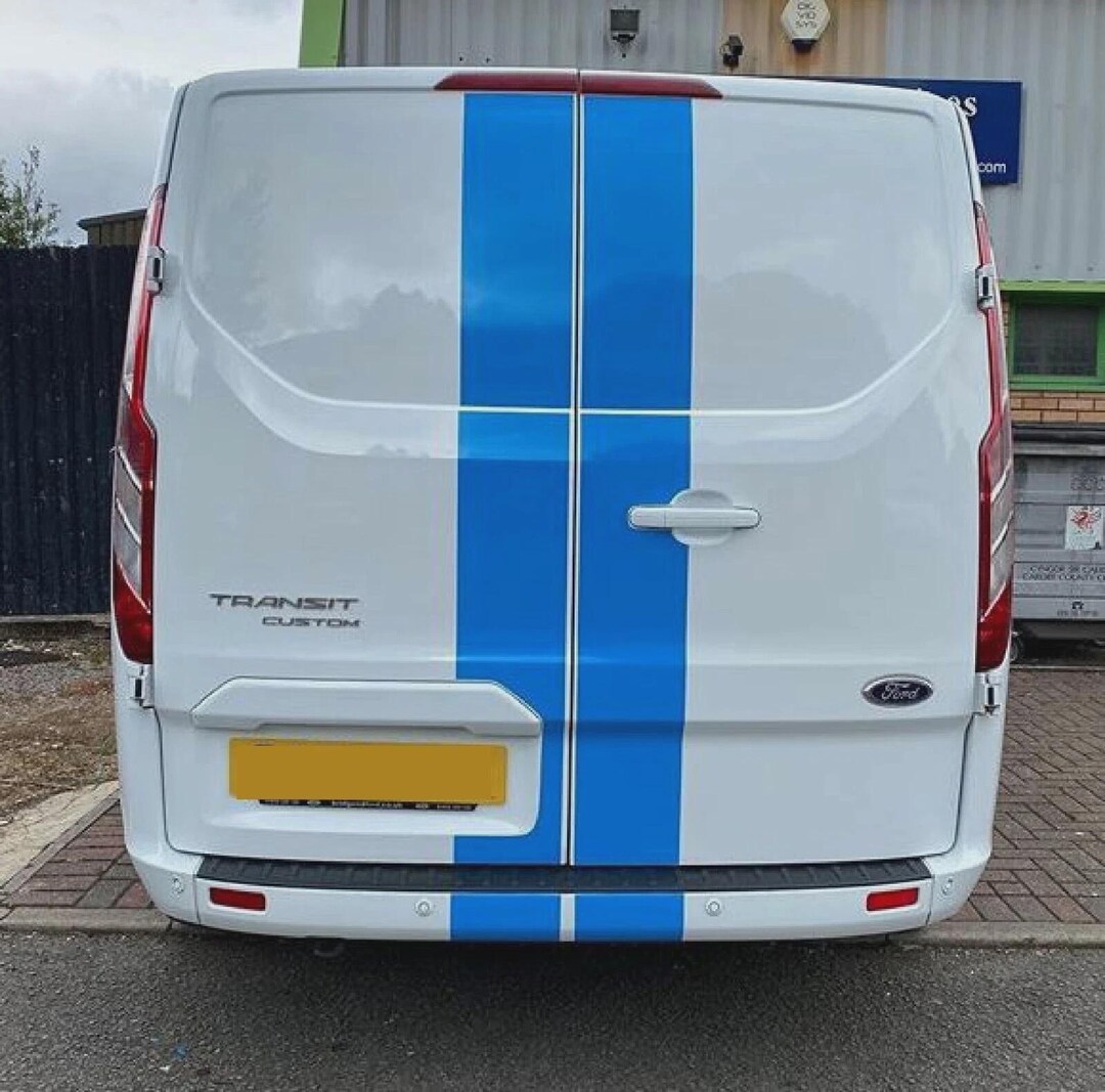 Transit Custom Rear Doors Fits Ford Transit Custom Rear Door Stripes Graphics Decals 2012-2025 - Etsy