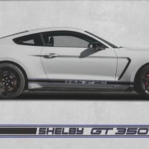 Fits Ford Mustang Side Stripes Graphics Any Year Any Model Decals Shelby