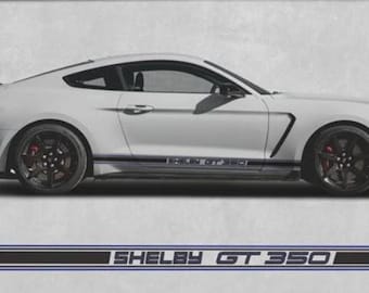 Passend für Ford mustang Side Stripes Grafiken jedem Jahr alle Modell Abziehbilder Shelby