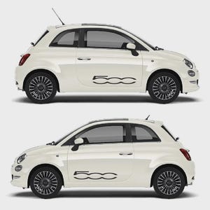 Fits Fiat Abarth Door Graphics 500 Decals Both Sides Any Year