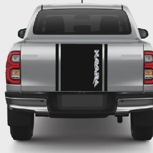 Fits Nissan Navara Rear Stripes Graphics Tailgate Decals Any Year Stickers