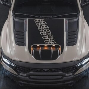 Fits Dodge Hornet Bonnet Stripes Graphics 2023-2024 Vinyl Decals