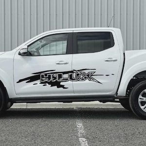 Passend für Hilux Seitentür Grafiken Beliebige Jahr Abziehbilder Aufkleber Beidseitig