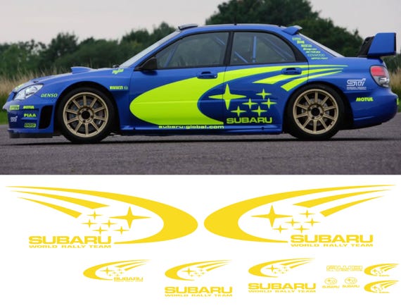 Subaru Forester Rally Sticker Subaru Rally Team Decal