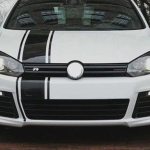 Fits VW Volkswagen Golf Bonnet Roof and Rear Stripes Decals Any Year Custom