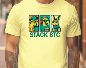 Stack BTC Unisex T-Shirt | Bitcoin Shirt | Casual Wear