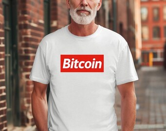 Bold Red Bitcoin Unisex T-Shirt | Bitcoin Shirt | Casual Wear
