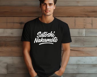 Satoshi Nakamoto Unisex T-Shirt | Bitcoin Shirt | Casual Wear