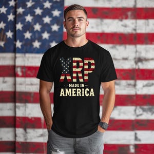 XRP Made in America Unisex T-Shirt | XRP Shirt | Casual Wear