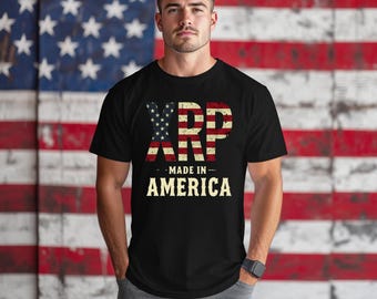XRP Made in America Unisex T-Shirt | XRP Shirt | Casual Wear