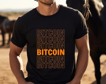Bitcoin Stack Unisex T-Shirt | Bitcoin Shirt | Casual Wear