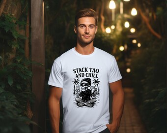 Stack TAO and Chill Unisex T-Shirt | Bittensor Shirt | Casual Wear