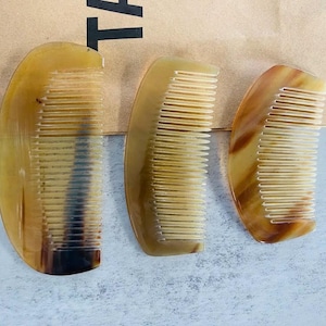 Hornkamm, Büffelhornkamm, Handgefertigter Kamm, Haarbürste Kamm, Muttertagsgeschenk, umweltfreundlich