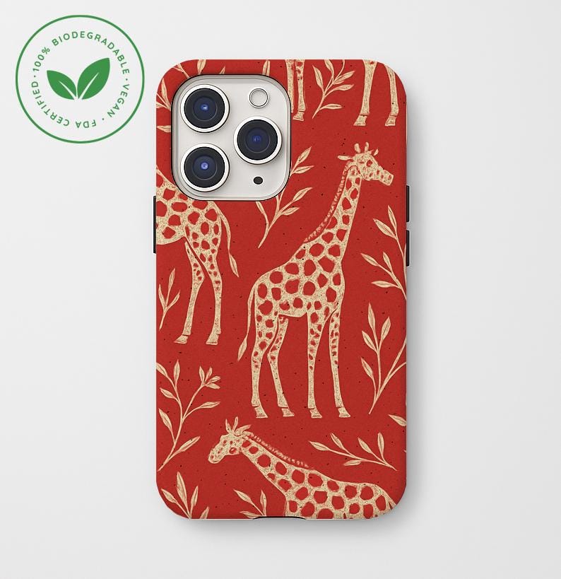 Coque Gel Souple Samsung Galaxy S6 Motif Girafe - Incassable, Anti-choc, Neuf En Boîte