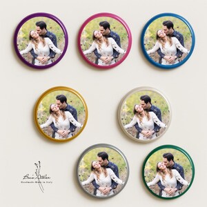 Pegatinas de lacre con FOTO. Personalizado. Sellos para boda, fiesta de compromiso, regalos, invitaciones. Varios colores.