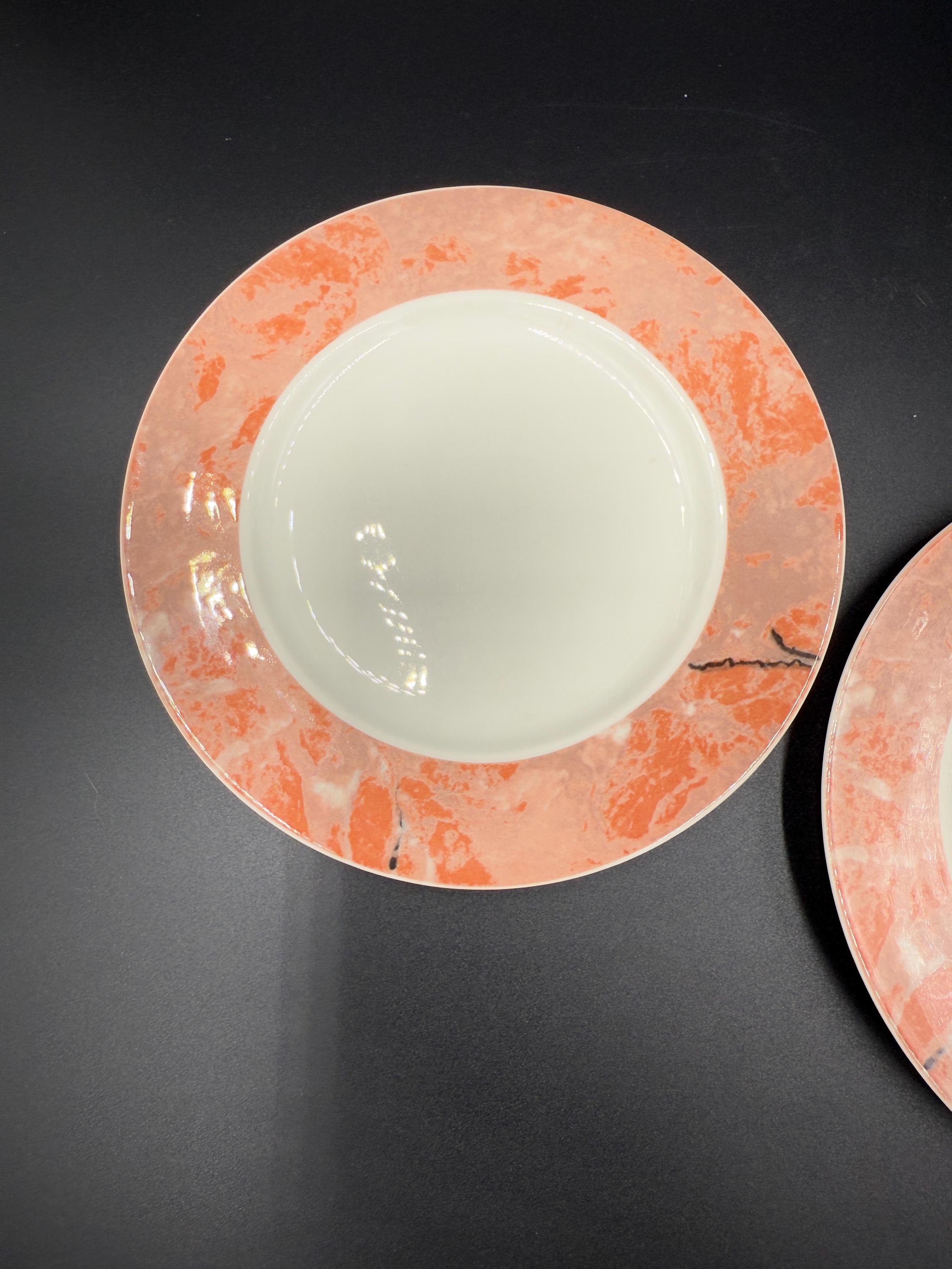 Porcelain Side Plate, Villeroy & Boch Siena, 1984–1994, Marble