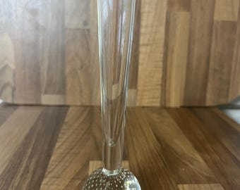 Vintage Leerdam Glas Vase: Mid-Century Modern Solifleur