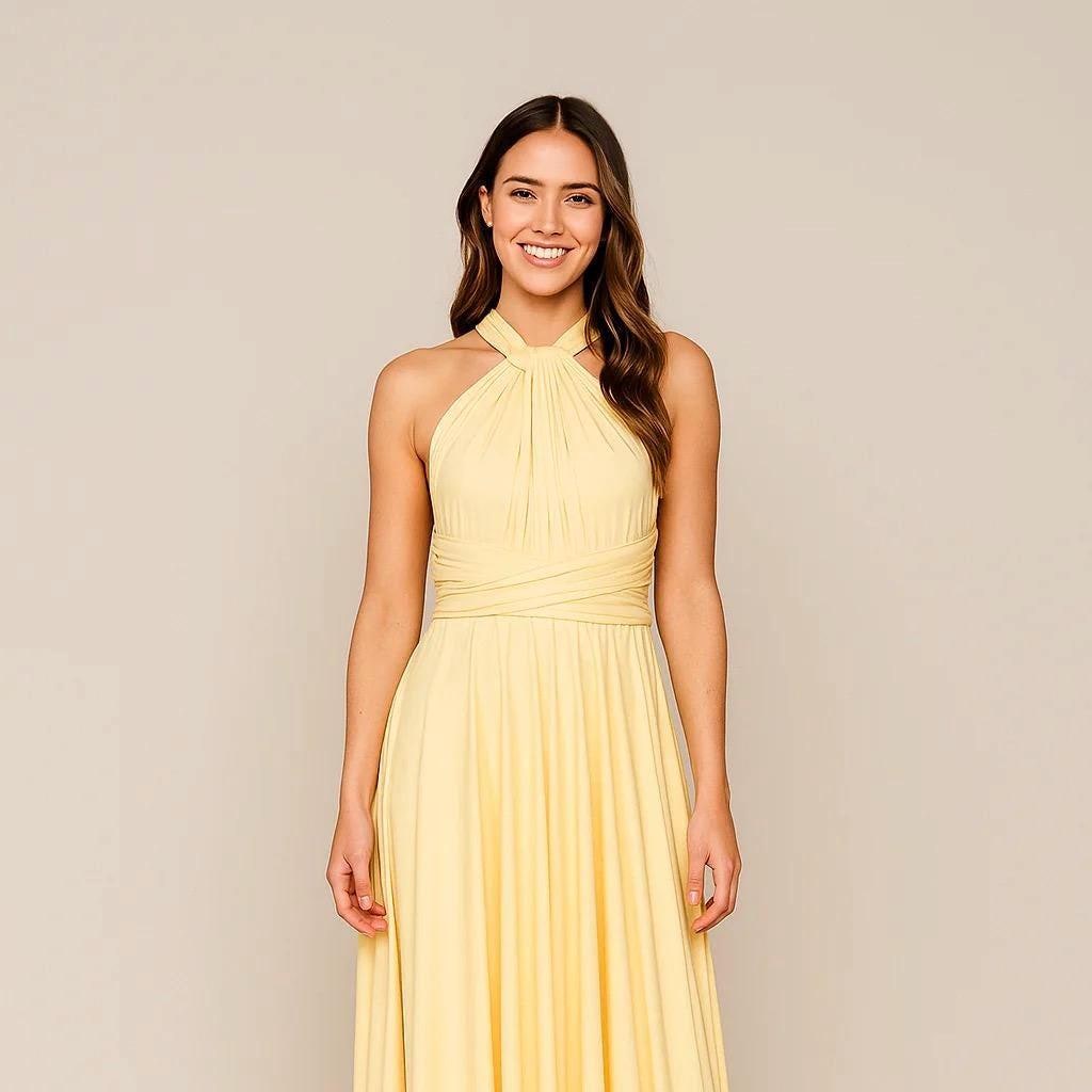 Lemon Chiffon Dress - Etsy