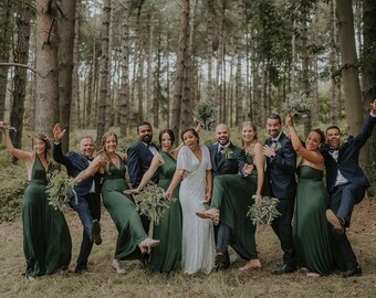 fossil green bridesmaid dresses Kennedy Blue Allison Bridesmaid Dress main image 0