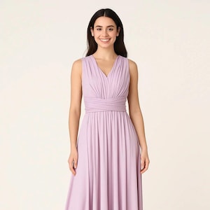 Lila Multiway Brautjungfer Kleid
