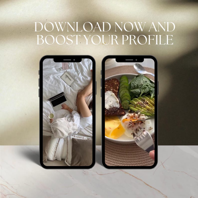 Aesthetic That Girl digital marketing video with cozy morning routine vibes