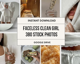 Faceless Clean Girl Aesthetic Stock Photos for Instagram and Pinterest