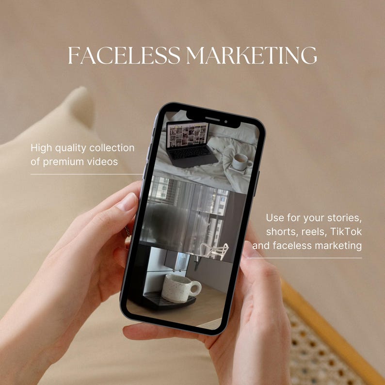 Clean girl and It Girl inspired lifestyle video content for faceless online businesses