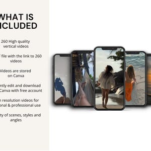 260 faceless tropical travel videos for Instagram Reels and TikTok content creation