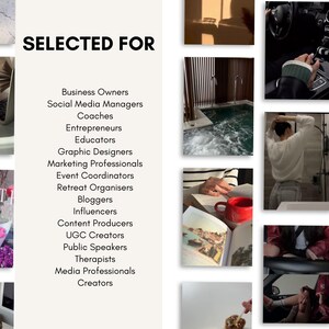Faceless It Girl aesthetic reel clips for Instagram, TikTok, and Etsy sellers