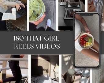 It Girl Aesthetic Videos and Reels for Faceless Digital Marketing of That Girl Lifestyle