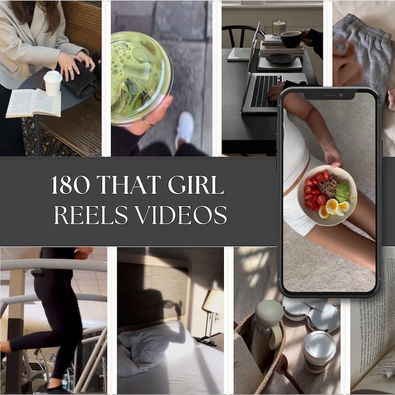 It Girl aesthetic video clips for faceless digital marketing and modern lifestyle branding