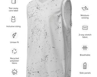 Recycled Unisex Basketball Jersey – Eco-Friendly Athletic Streetwear for Gym, Game & Style