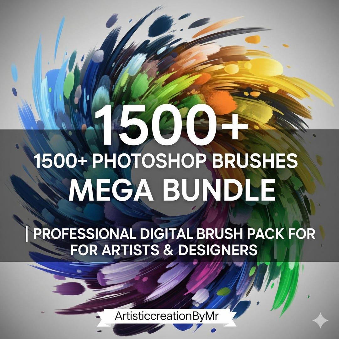 1500+ Photoshop Brushes Mega Bundle | Pro Designer Pack - Etsy Australia