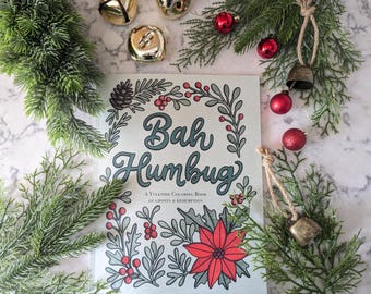 A Christmas Carol Coloring Book: Bah Humbug | Charles Dickens Designs | Scrooge, Tiny Tim