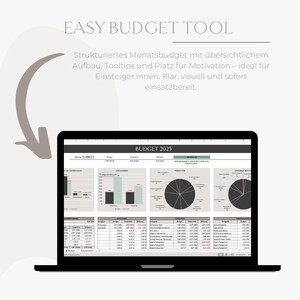 Modello di budget Excel in tedesco - Download digitale - Modello di pianificatore di budget - Pianificazione finanziaria