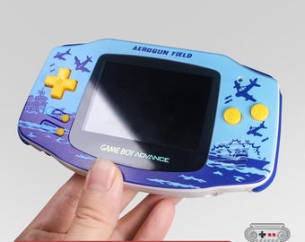 Game Watch Aerogun Feld Retro-Handheld-Thema UV gedruckt Gameboy Medaillon nur Shell-Kit