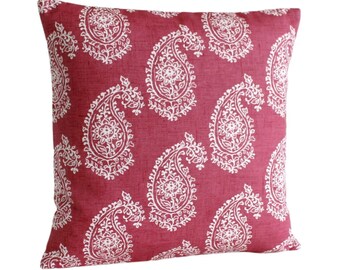 raspberry throw pillows