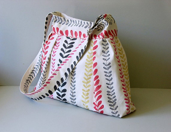 Items similar to Diaper bag in beanstalk red on Etsy