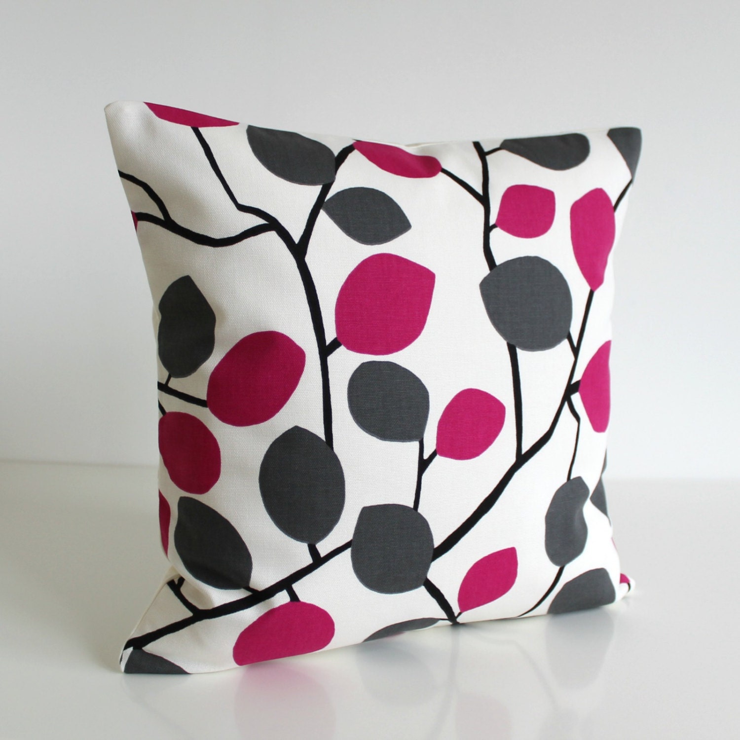 Pink and Grey pillow cover pillowcase 10x10 throw pillow Etsy