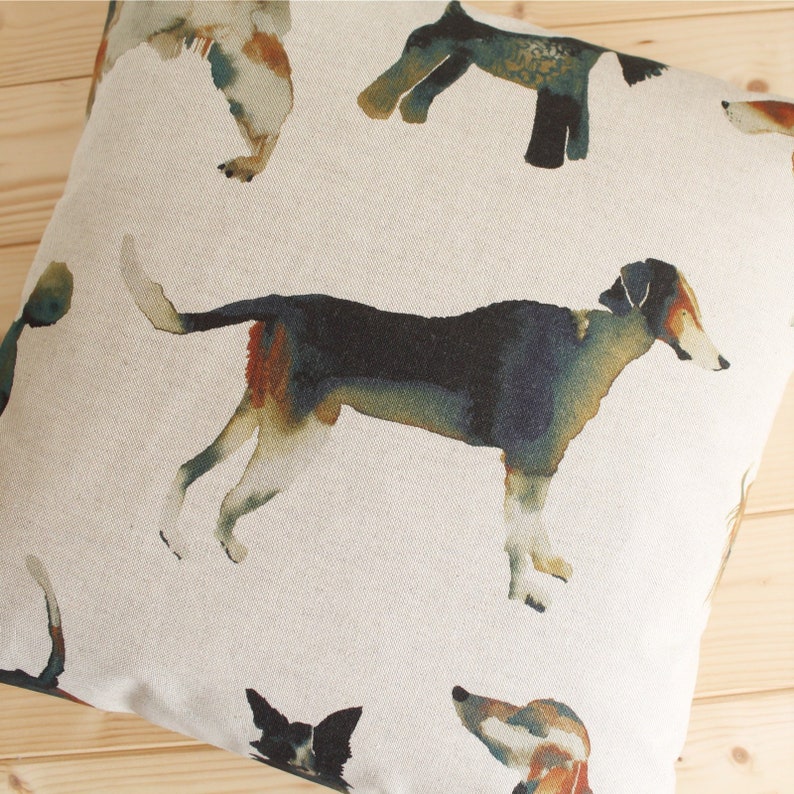 Dog Pillow Cover Puppy Cushion Cover 16x16 Pillow Sham Etsy
