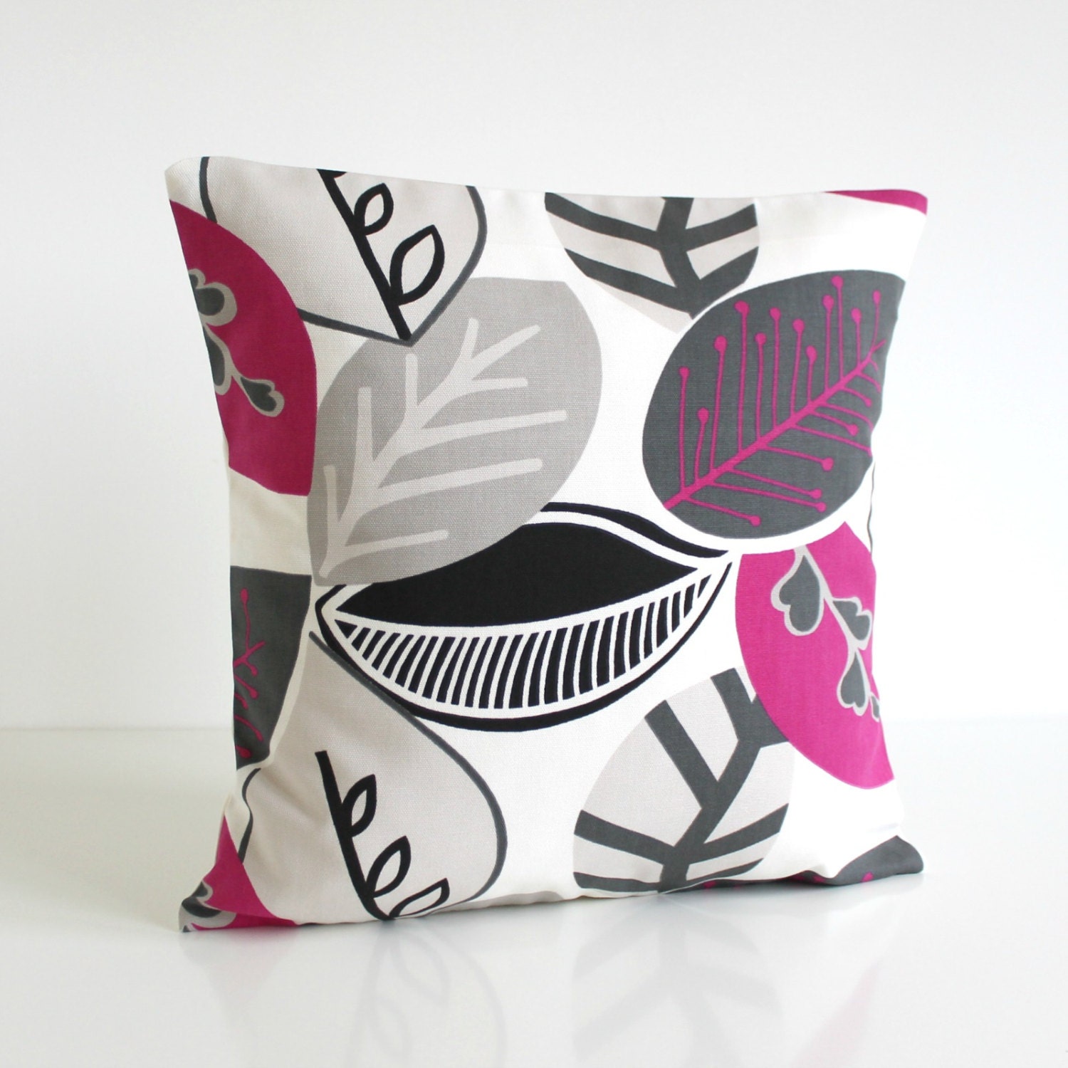 Pink and Grey pillow cover pillowcase 10x10 throw pillow Etsy