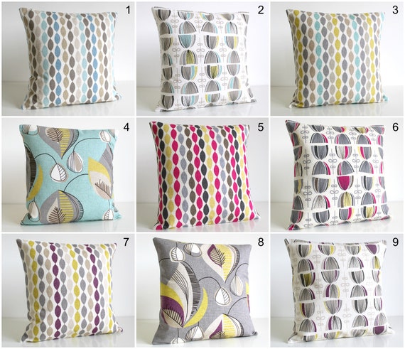 10x10 inch Pillow Throw Pillow Pillow 10x10 inch Yellow cushion cover pillow