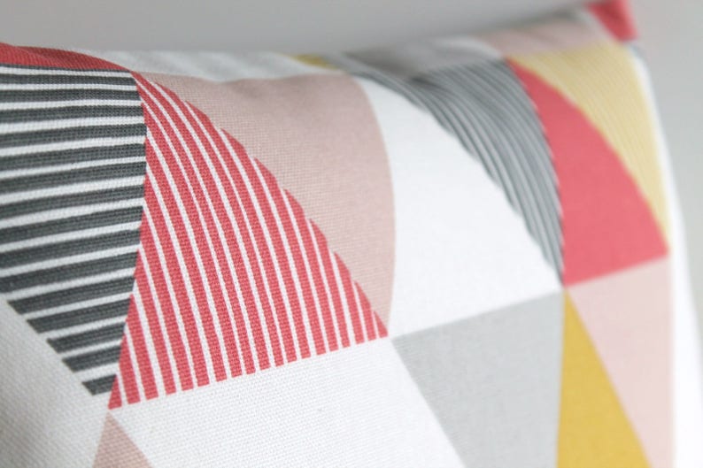 Geometric Pillow Cover 16x16 18x18 20x20 Cushion Cover Etsy