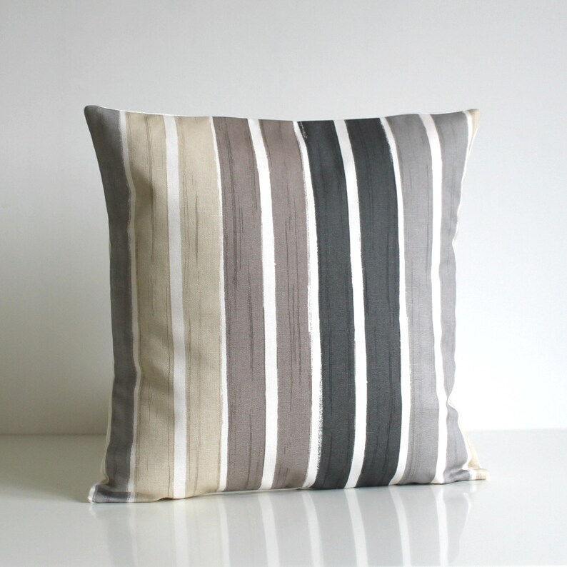 Grey Pillow Cover Beige Pillow Cover Gray Pillow Sham 10x10 Etsy